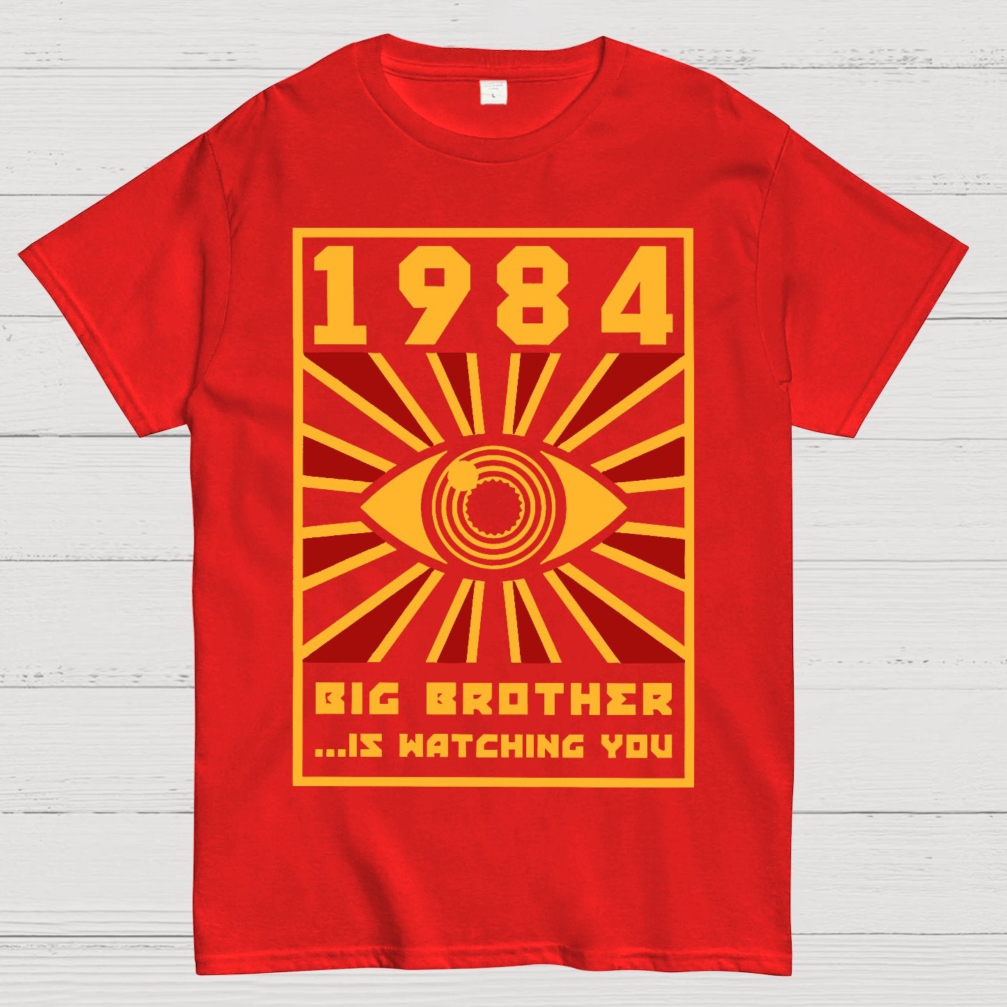 1984 Big Brother Is Watching You Geek T-Shirt