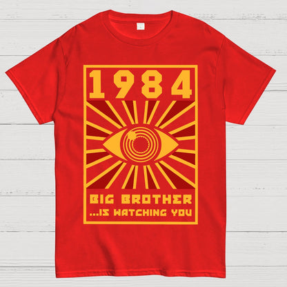 1984 Big Brother Is Watching You Geek T-Shirt