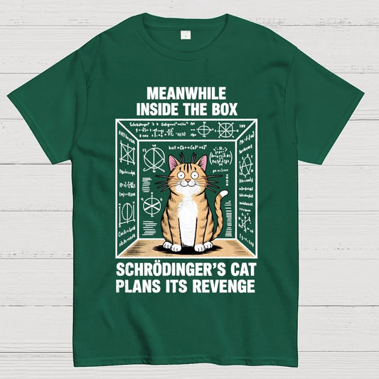 Schrodinger's Cat Escape Plan Geek T-Shirt