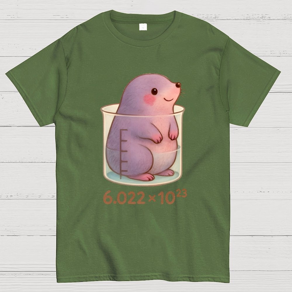 One Mole Per Litre Geek T-Shirt