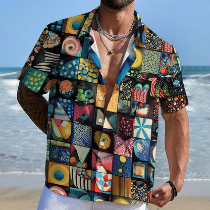 Mosaic Art Graffiti Geeky Shirt
