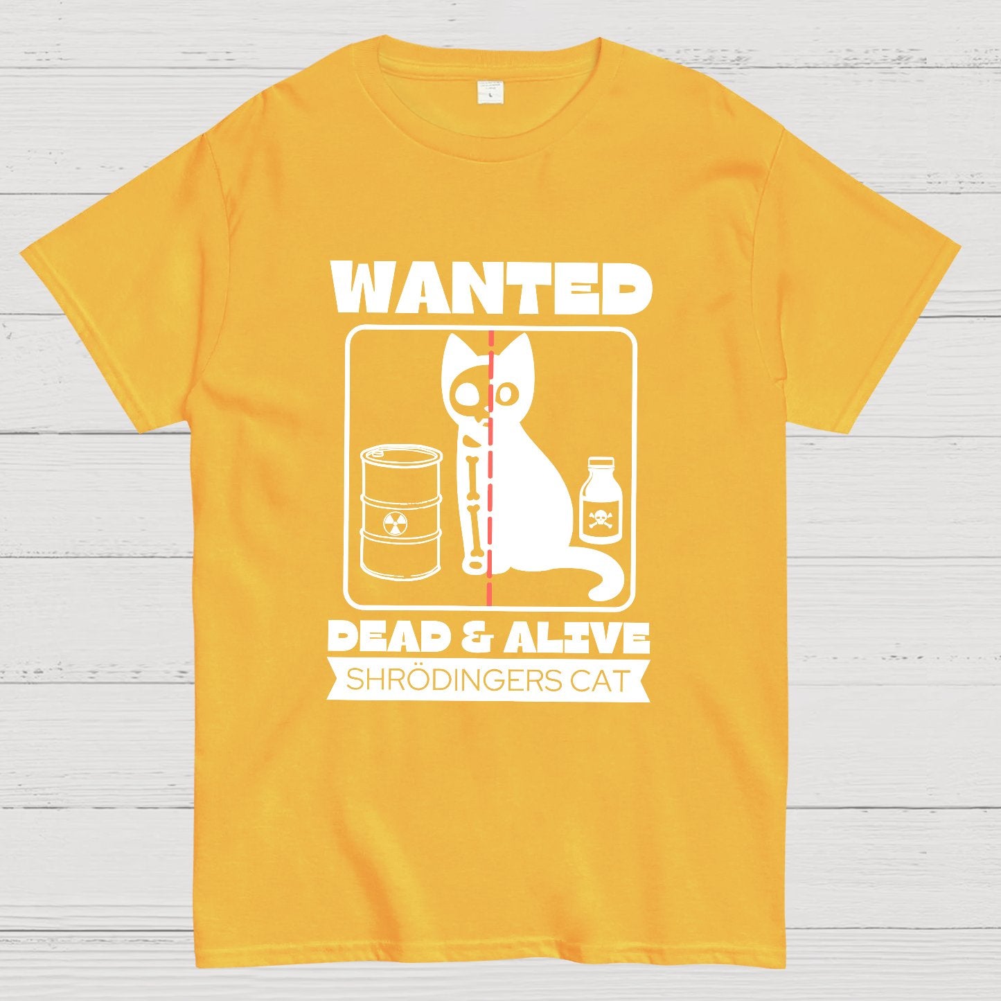 Shrodingers Cat , Funny Cat Geeky T-Shirt