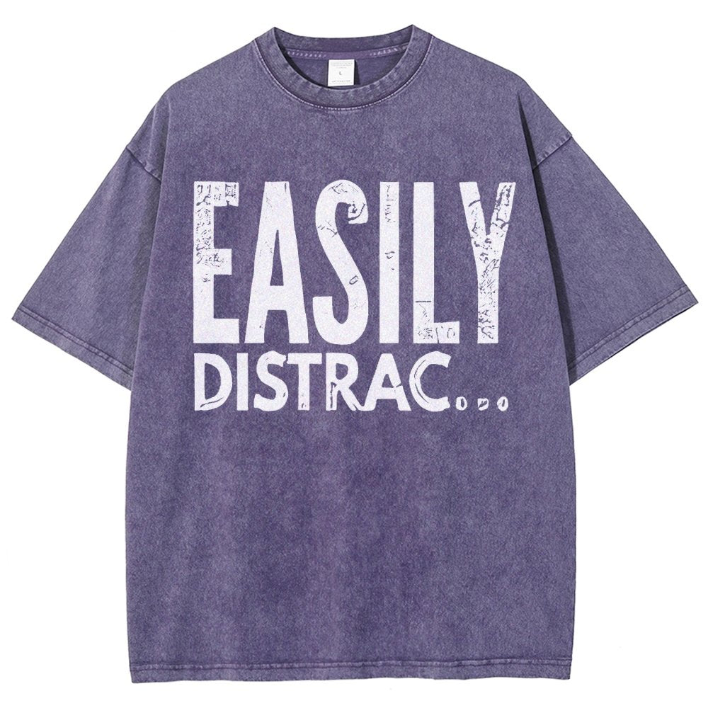 ADHD OCD Awareness Vintage Distressed T-shirt