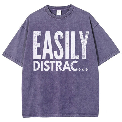 ADHD OCD Awareness Vintage Distressed T-shirt