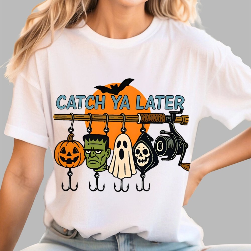 Catch Ya Later Halloween Unisex Geek T-Shirt