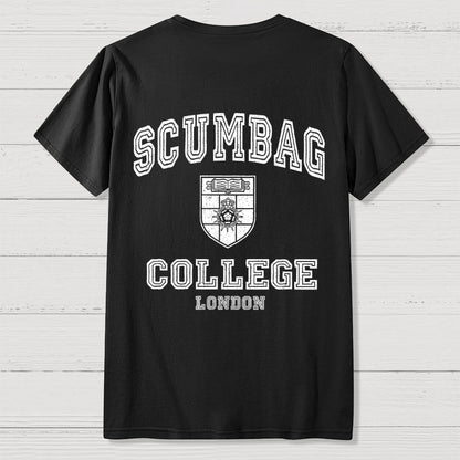 Scumbag College Unisex  Back Printing Geek T-Shirt