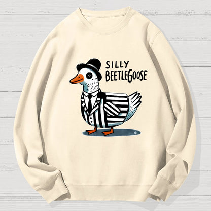 Beetle Goose Cotton Pullover Geek Cotton Sweatshirt