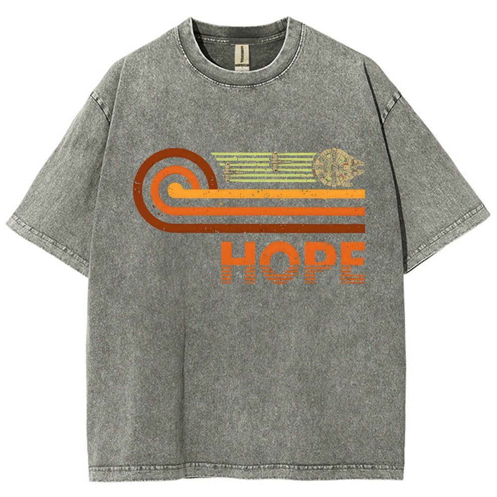 Retro Vintage Hope Vintage Distressed T-shirt