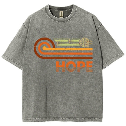 Retro Vintage Hope Vintage Distressed T-shirt