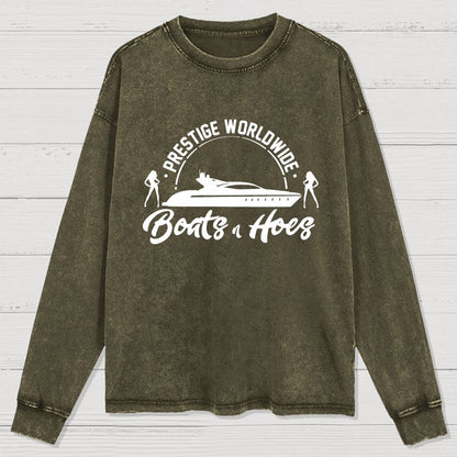 Boats 'n Hoes Washed Long Sleeve Tee