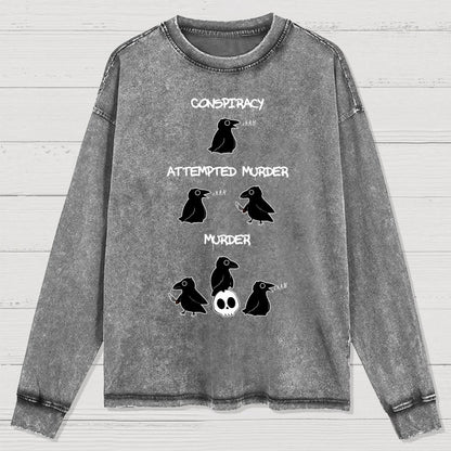 From Conspiracy To Murder Washed Long Sleeve Tee