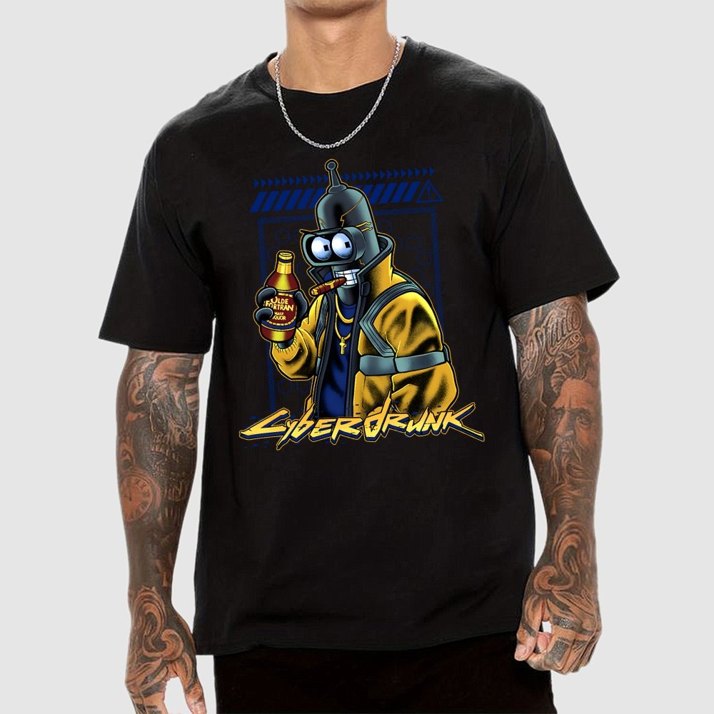 Cyberdrunk Geek T-Shirt