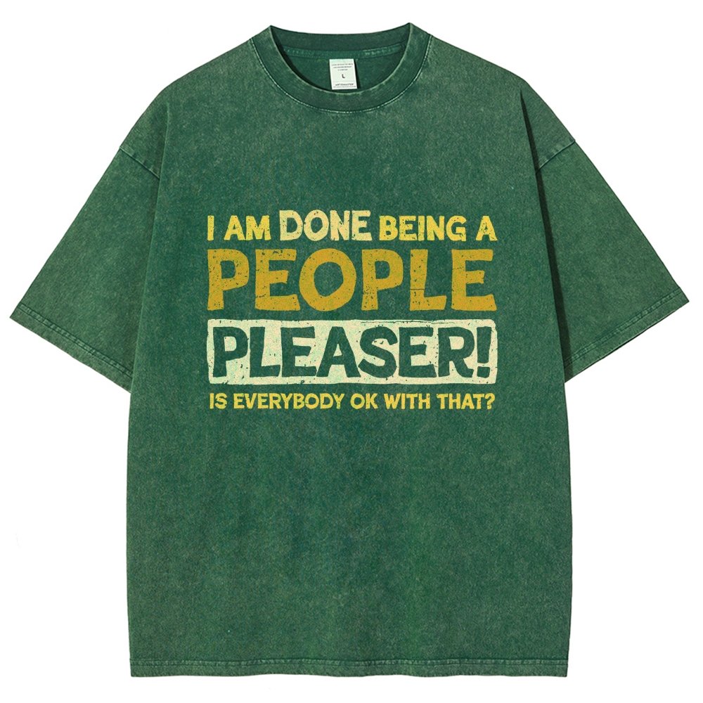 Still A People Pleaser Vintage Distressed T-shirt