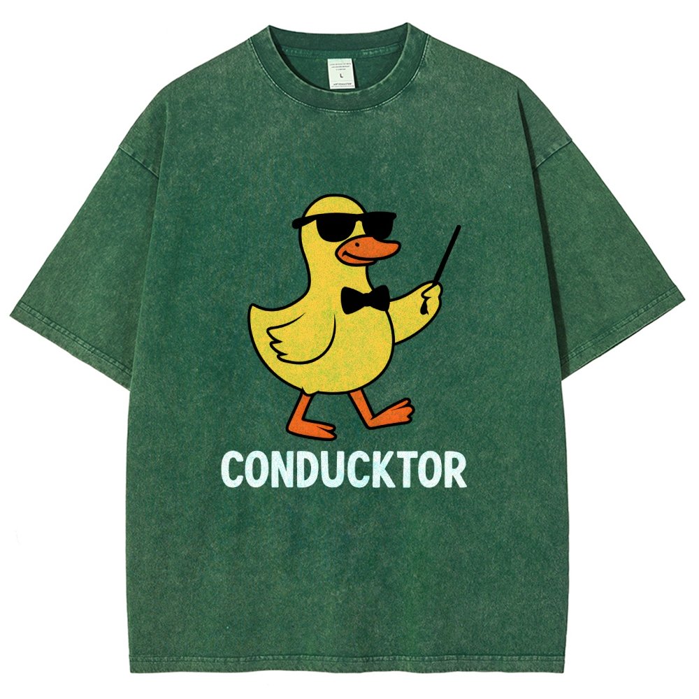 Conducktor Vintage Distressed T-shirt