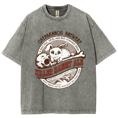 Killer Rabbit Ale Vintage Distressed T-shirt