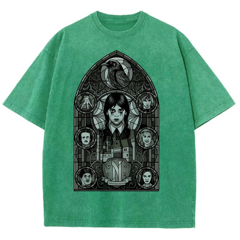 Stained Glass of Outcasts Vintage Distressed T-shirt