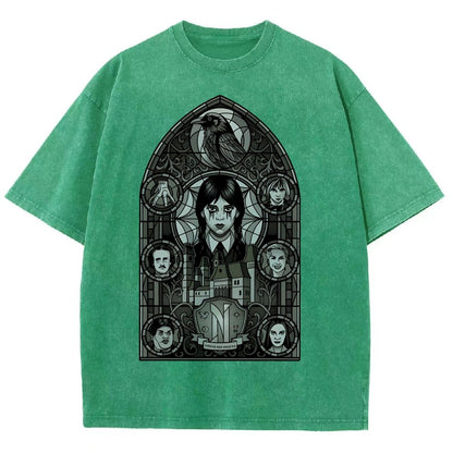 Stained Glass of Outcasts Vintage Distressed T-shirt