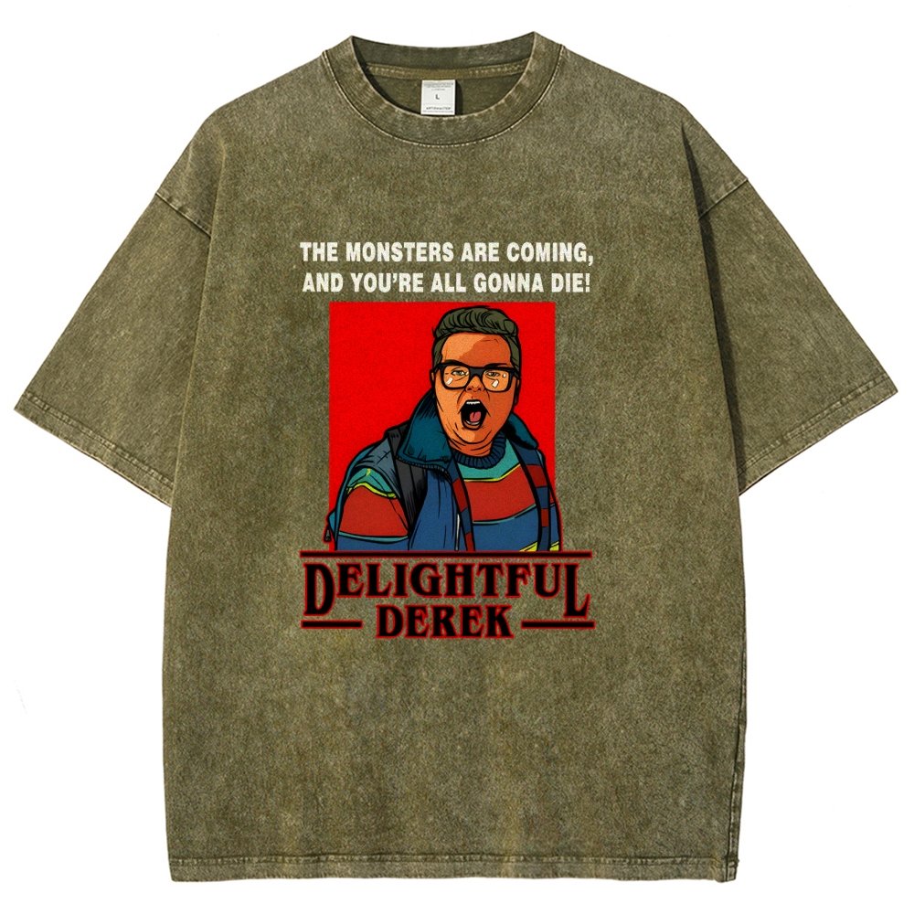 Delightful Hero Vintage Distressed T-shirt
