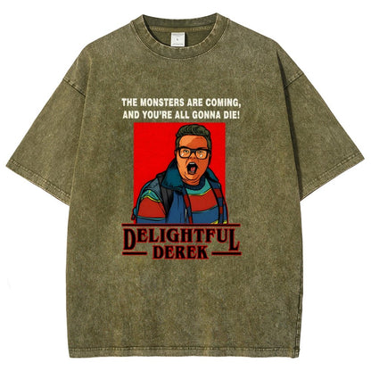 Delightful Hero Vintage Distressed T-shirt