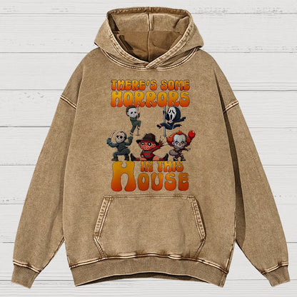 Horror Movie Halloween Vintage Distressed Hoodie