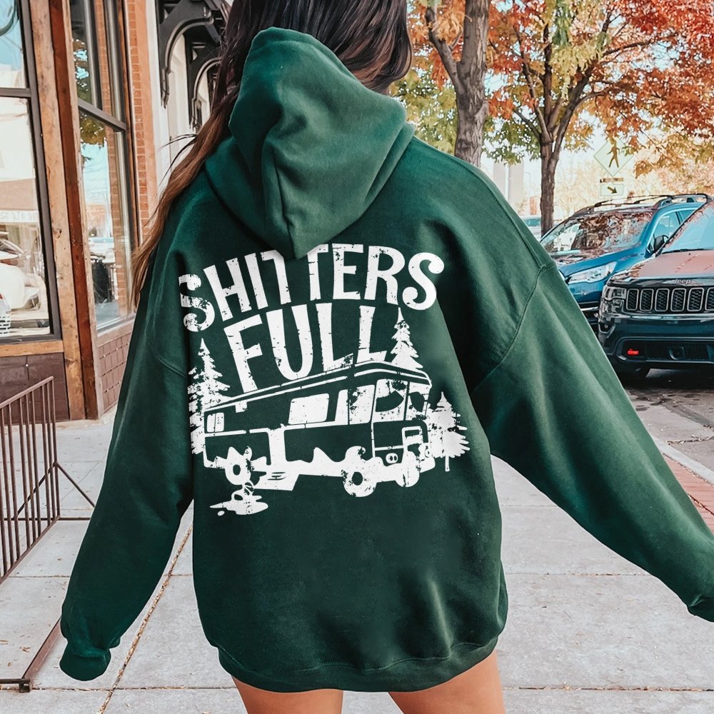 Shitters Full Printed Back Unisex Cotton Hoodie