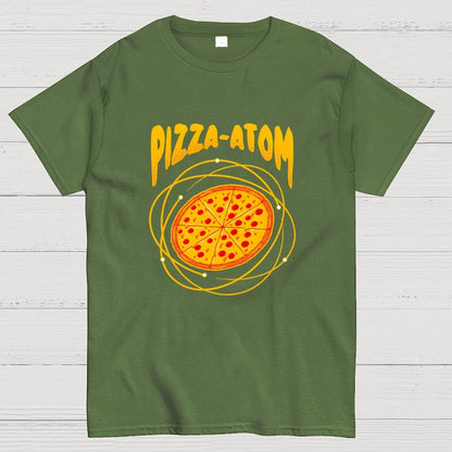Pizza Atom Science Geek T-Shirt