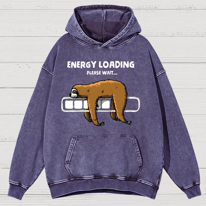 Energy Loading Vintage Distressed Hoodie