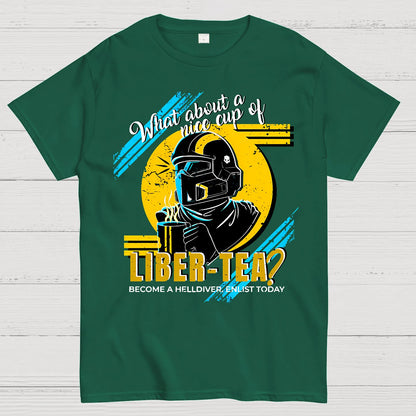 What about a cup of Liber-tea? Geek T-Shirt