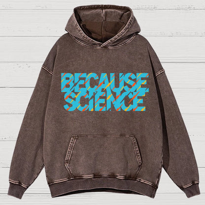 Because Science Vintage Distressed Hoodie