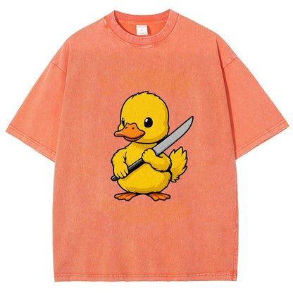 I Choose Violence Vintage Distressed T-shirt