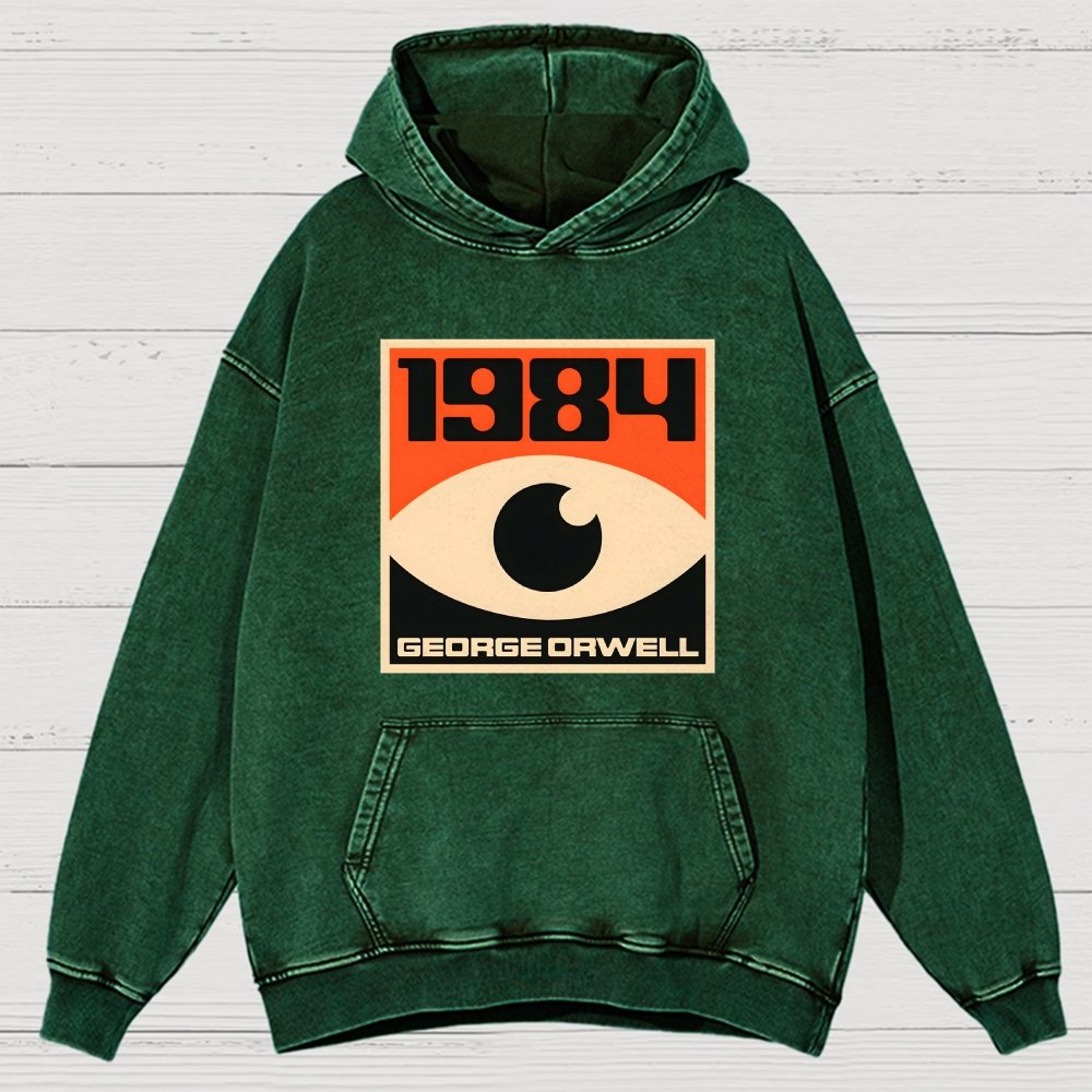 1984 Vintage Distressed Hoodie