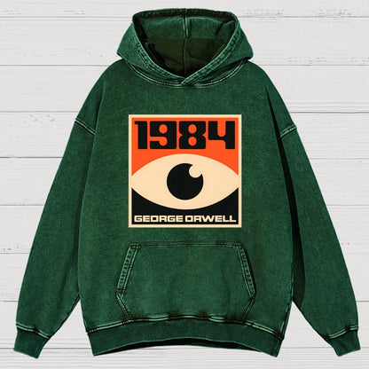 1984 Vintage Distressed Hoodie