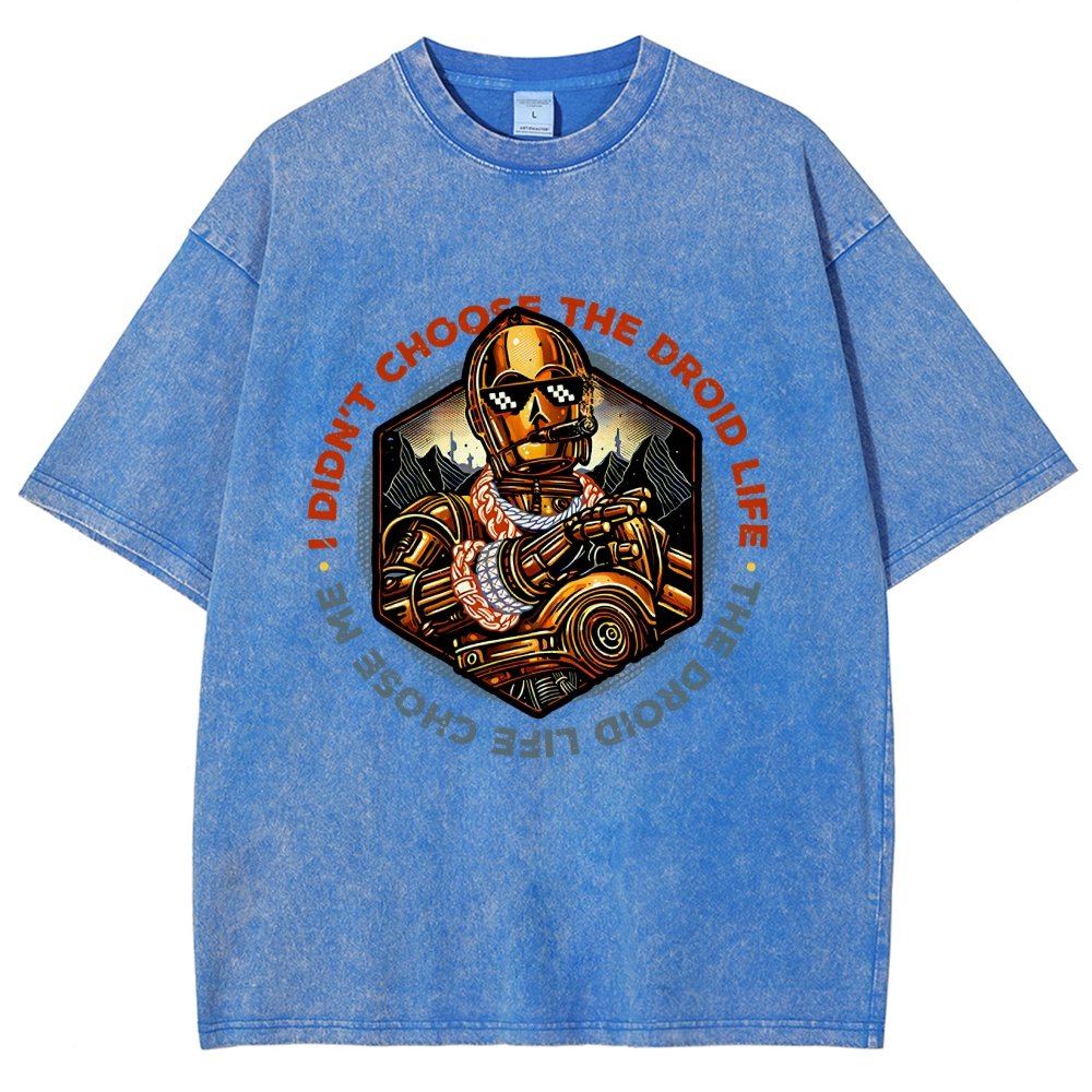 The Robot Life Vintage Distressed T-shirt