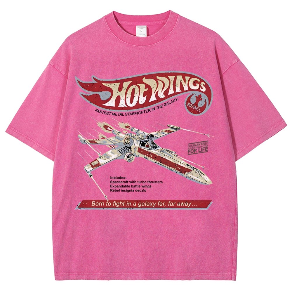 Hot Wings Vintage Distressed T-shirt