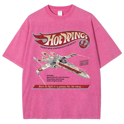 Hot Wings Vintage Distressed T-shirt
