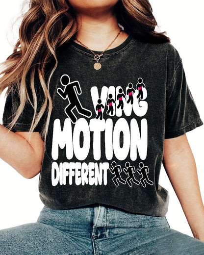 Ving Motion Different Funny Vintage Distressed T-shirt