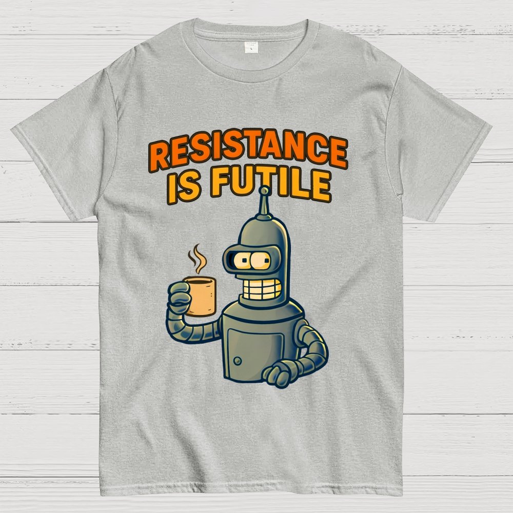 Rebellion Coffee Is Futile Geek T-Shirt