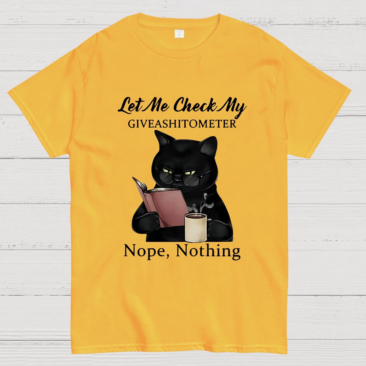 Cat Drinking Coffee Touch My Coffee I Will Slap You So Hard Nerdy T-Shirt