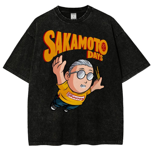Flying Sakamoto Vintage Distressed T-shirt