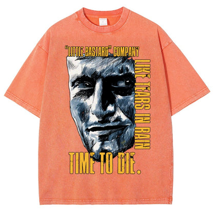 Time To Die Vintage Distressed T-shirt