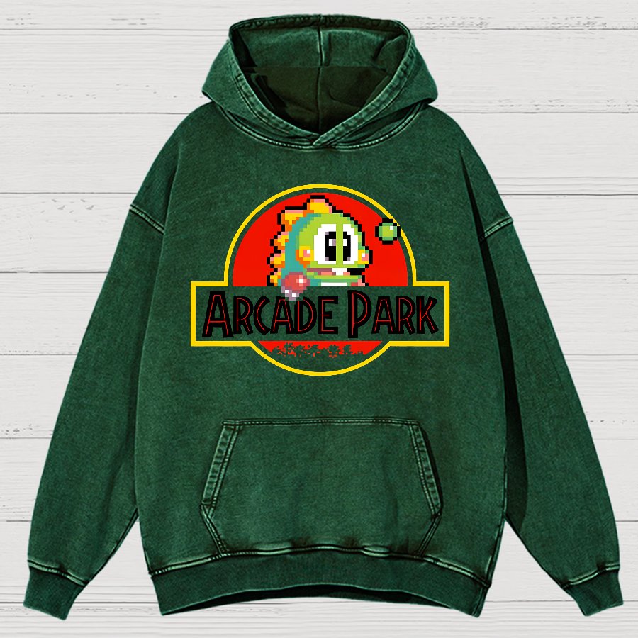 Arcade Park Vintage Distressed Hoodie