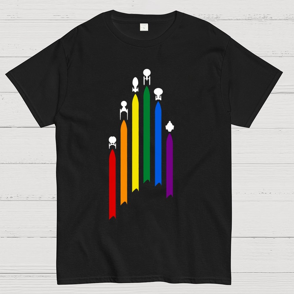 Light-speed spaceship Geek T-Shirt