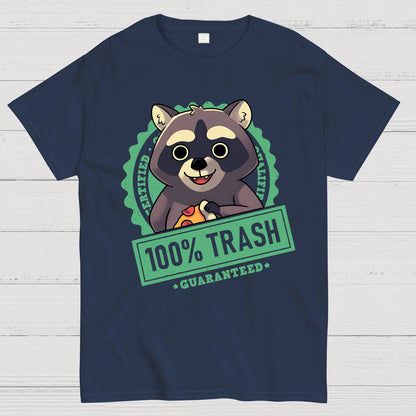 100% Cute Trash Panda Raccoon Seal Geek T-Shirt