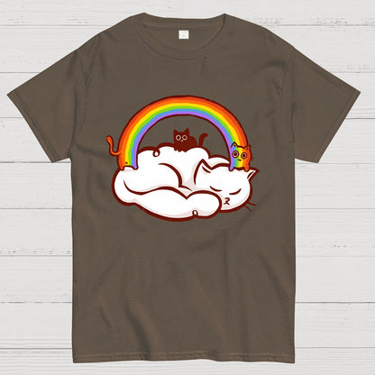 Rainbow Kitten Geek T-Shirt
