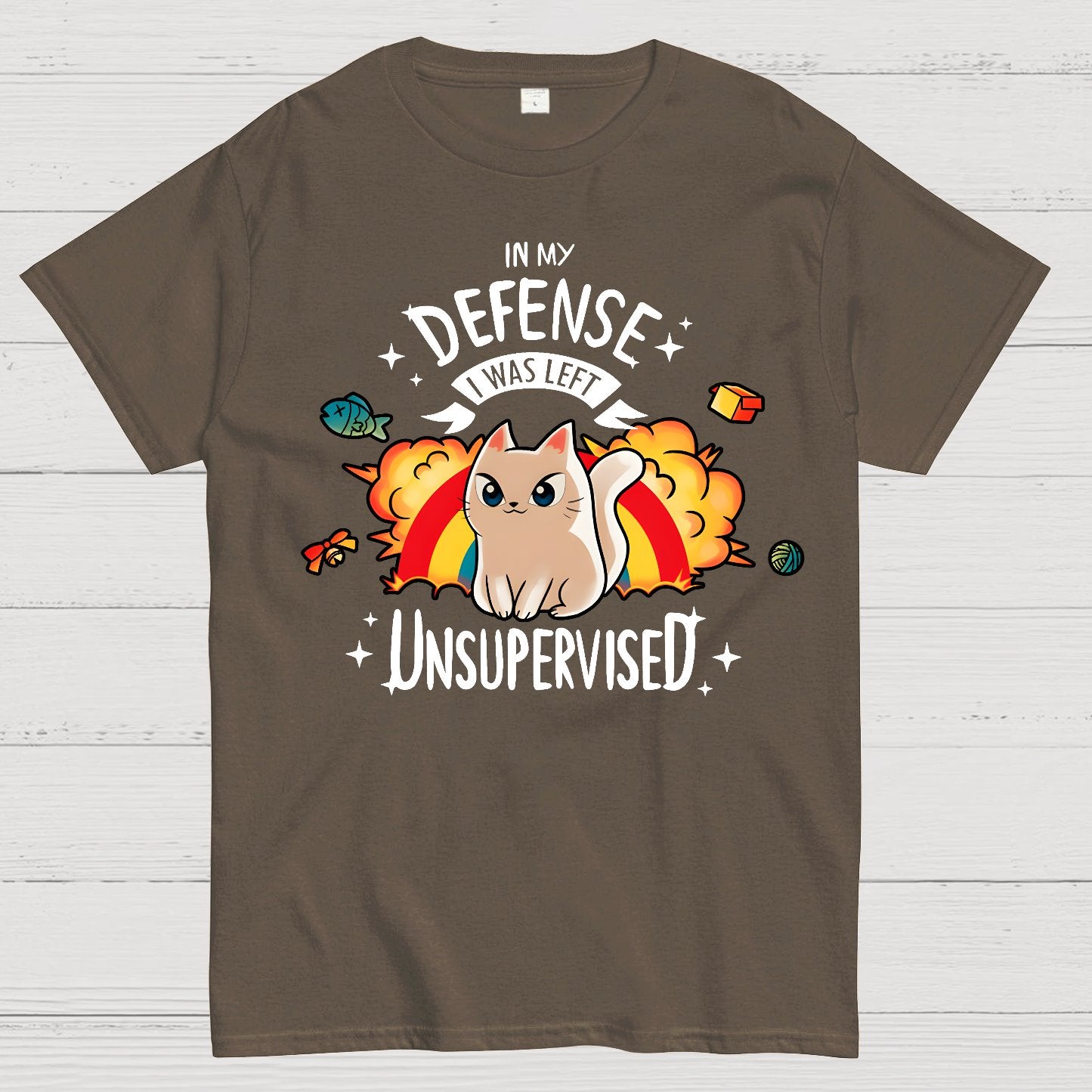 I Was Left Unsupervised Geek T-Shirt