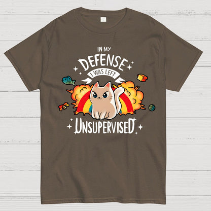 I Was Left Unsupervised Geek T-Shirt
