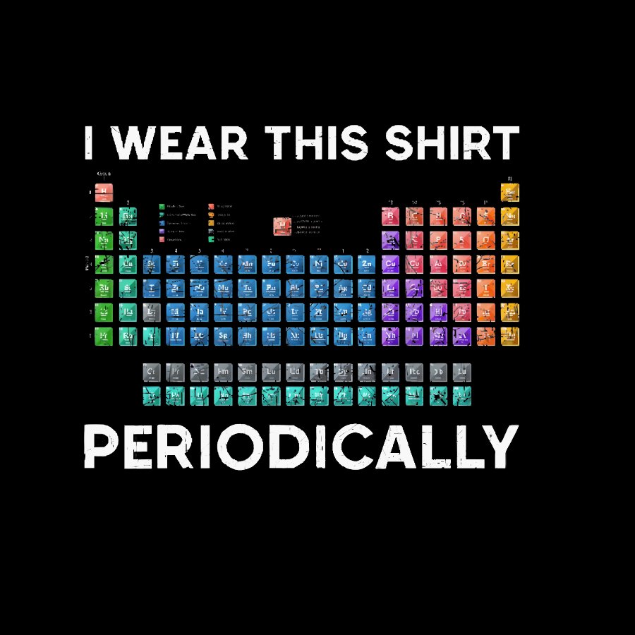 I Wear This Shirt Periodically Geeky T-Shirt