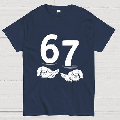 Funny Six Seven Meme Viral Quote Geek T-Shirt