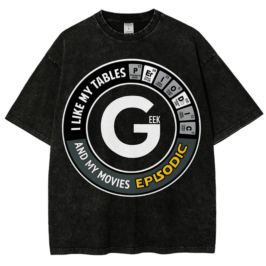 Nerdy and Proud Vintage Distressed T-shirt