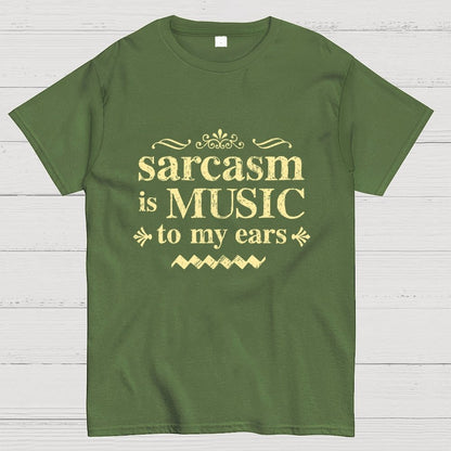 Music Of Sarcasm Geek T-Shirt